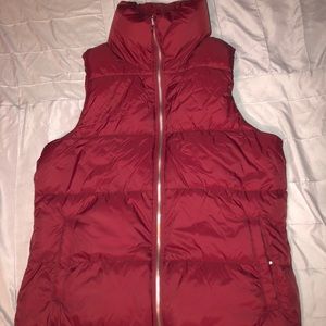 Red Puff Vest